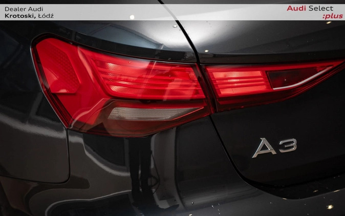 Audi A3 cena 129900 przebieg: 1510, rok produkcji 2022 z Łódź małe 781